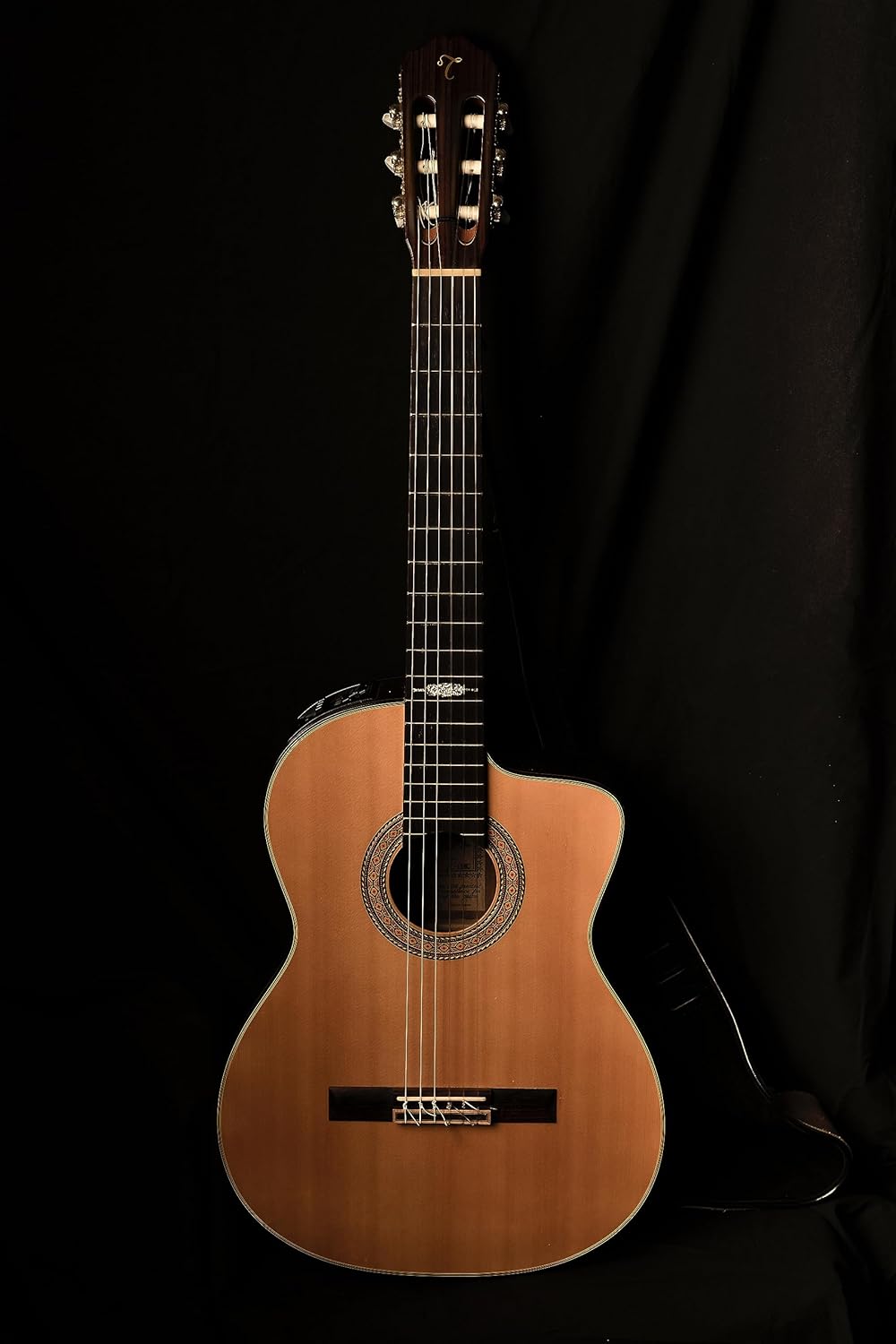 Cejilla de guitarra de alta gama, cejilla de metal para guitarra acústica, precisión de afinación, adecuada para ukelele, bajo y más