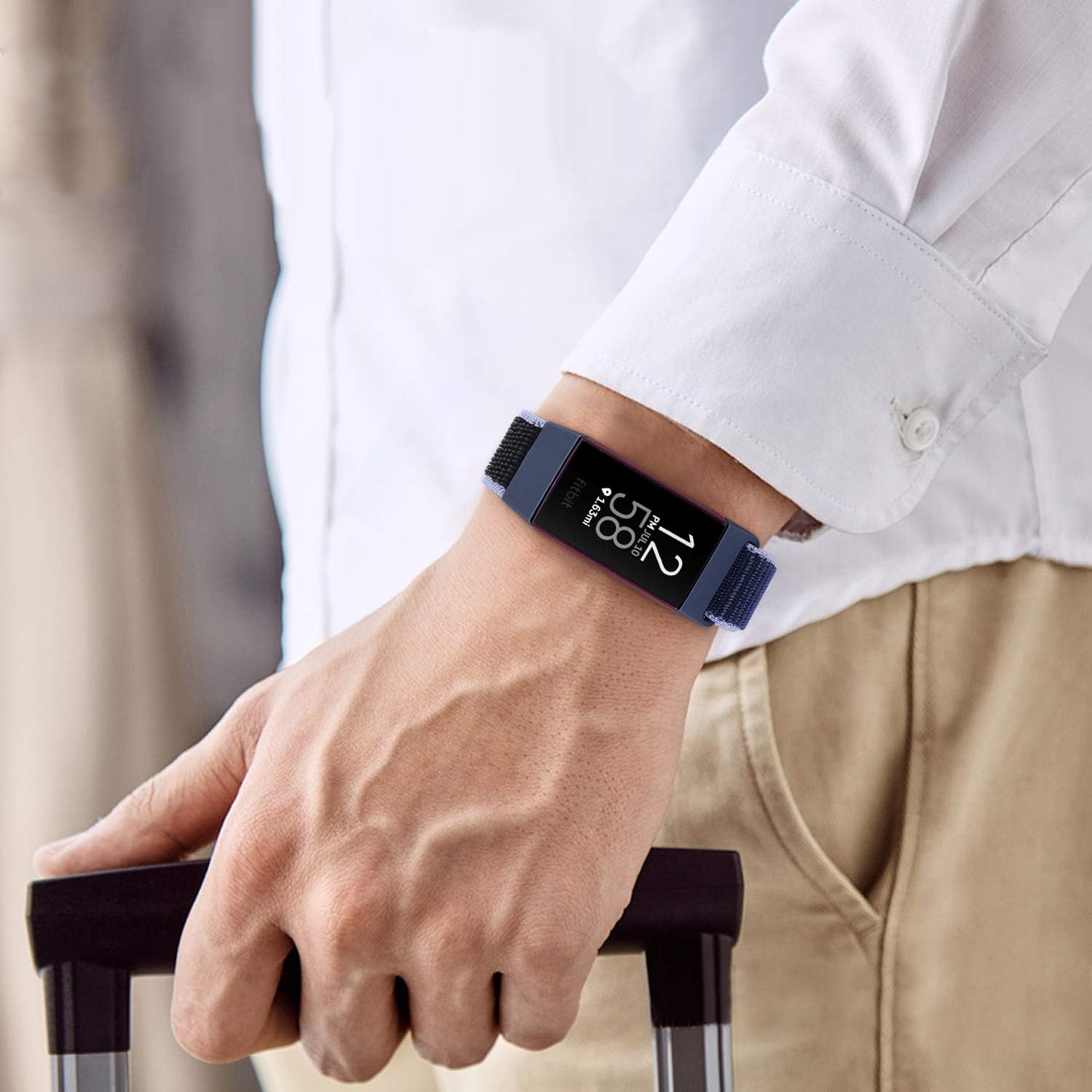 Correas de nailon para reloj, compatibles con Fitbit Charge 4, Charge 3, Edición especial, correa de repuesto suave, deportiva, transpirable con