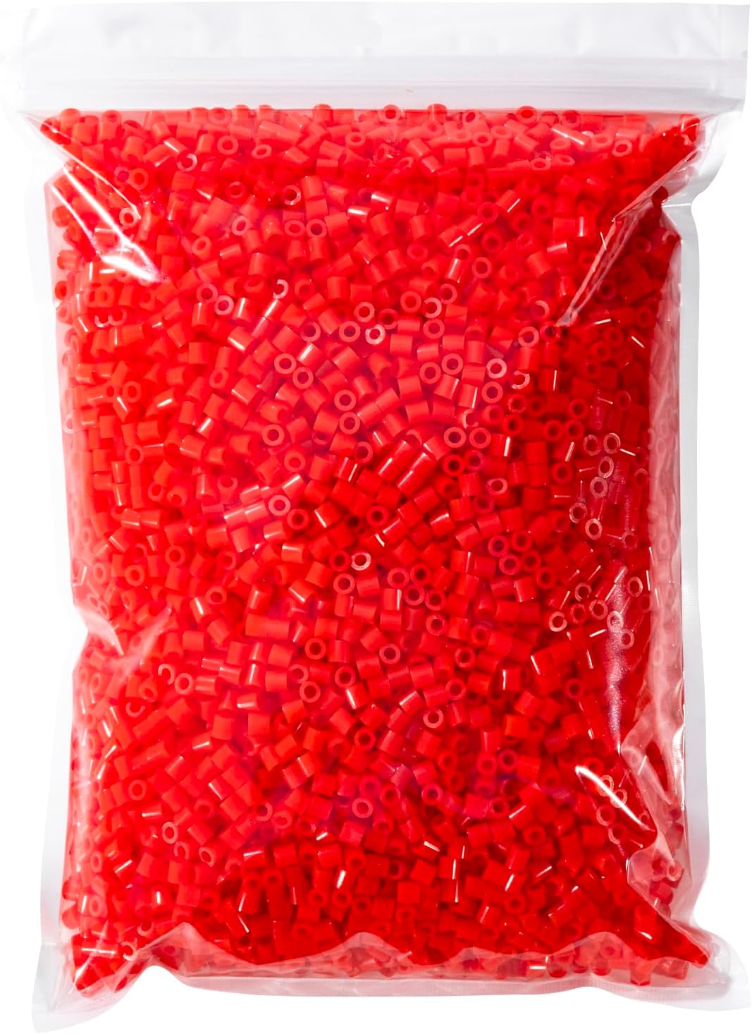 Fuse Beads – 6000 cuentas de fusión de 0.197 pulgadas, cuentas de fusión compatibles con Perler Beads Hama, rojo