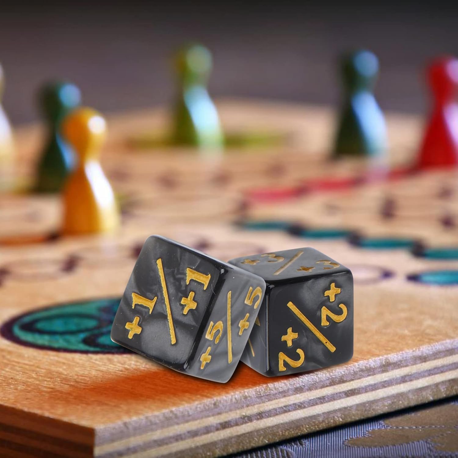 Zerodeko Juego de dados de 24 piezas de dados de acrílico, dados de reunión, dados de lealtad D6 para niños, juguetes de aprendizaje, juguetes para