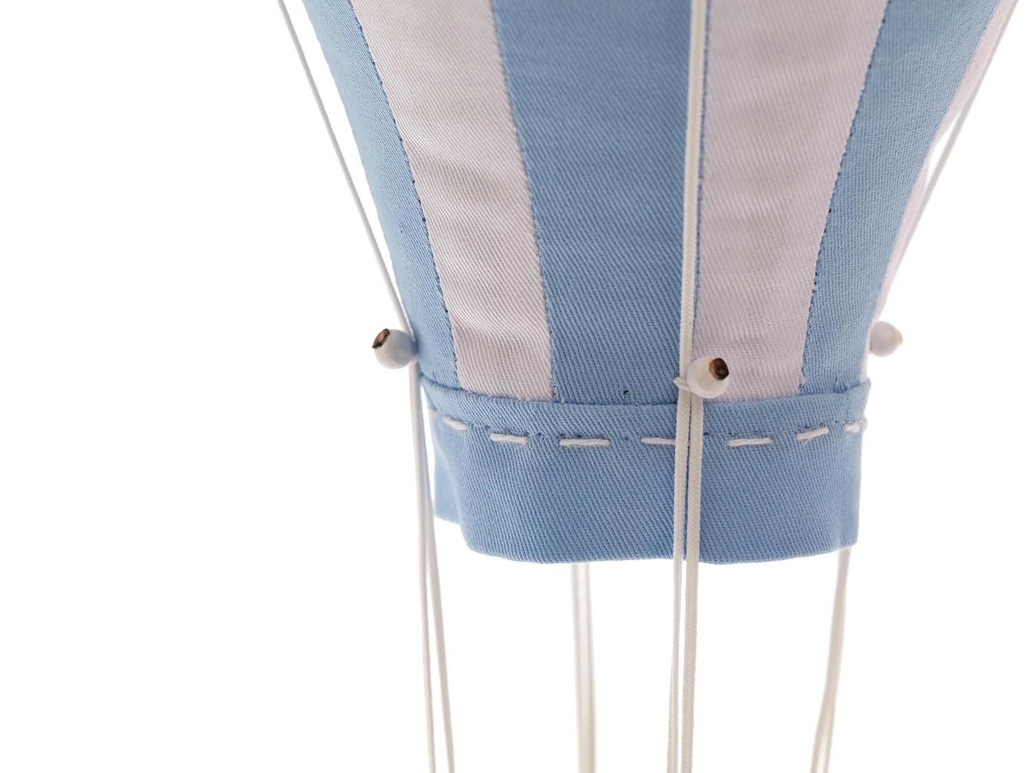 Hanging Textile Baby Blue Hot Air Balloon Kid Nursery Children Room Decor Baby Shower Gift Large 12 in