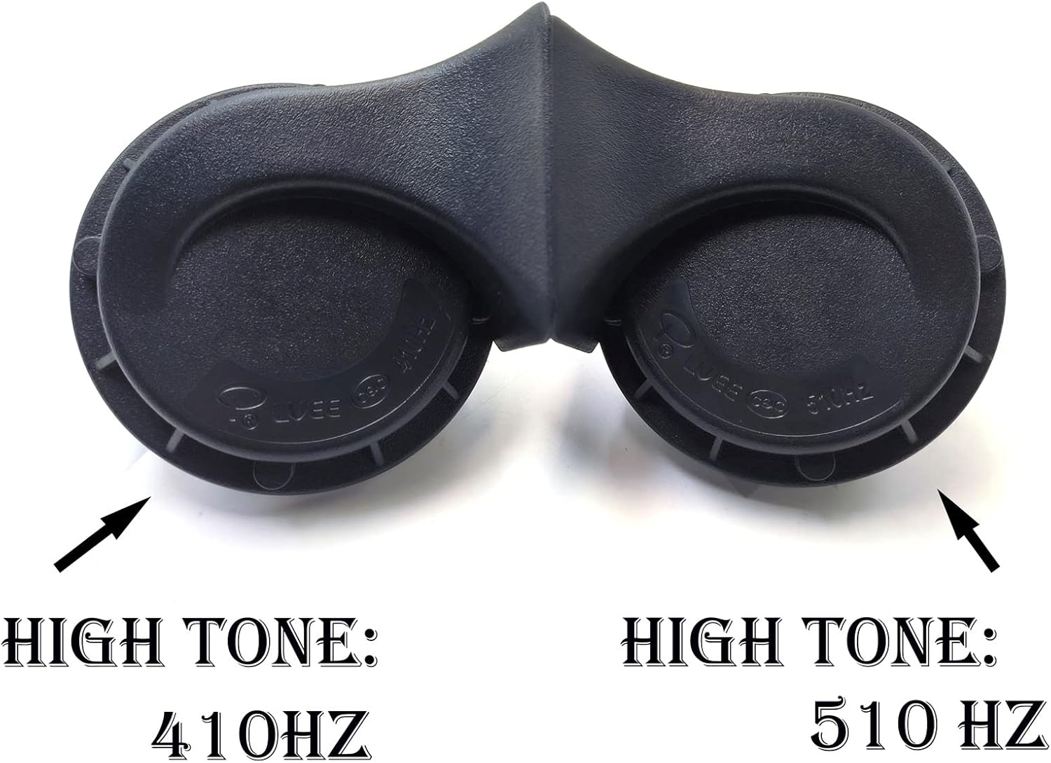 Universal 12V Double Electric Snail Horn Waterproof Low 410Hz High 510Hz Tone 118Db Super Loud Horn Fit for Car Truck Train Motorcycle Boat