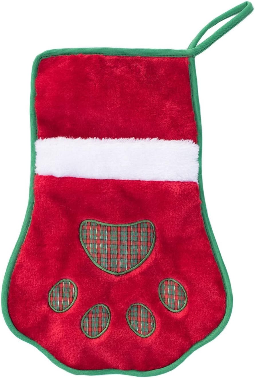 ZippyPaws Juguete navideño para perros  Regalos navideños de felpa chirriante para perros cachorros pequeños y medianos, rellenos interactivos de
