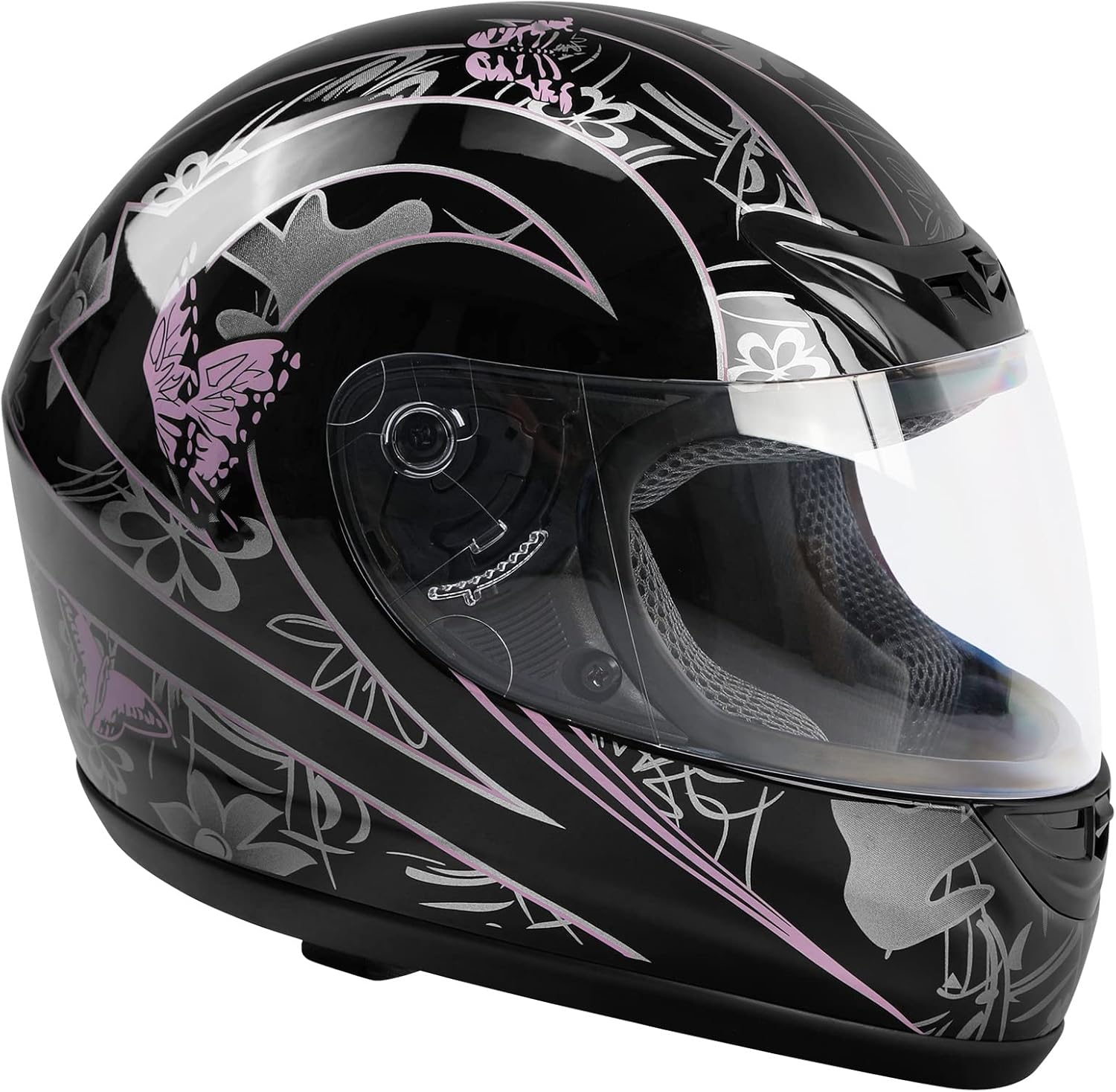 TCMT DOT – Casco de motocross de cara completa con protección solar abierta