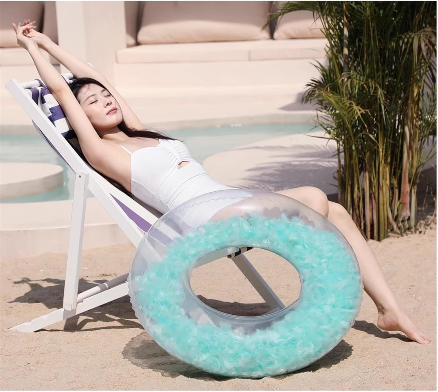 Divertidos y coloridos flotadores de piscina para niños y adultos, grandes flotadores para anuncios, anillos de natación, tubos inflables para