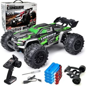 Autos RC a escala 116, auto de control remoto de 50 KMH, alta velocidad, 4WD, camión RC para niños, adultos, niños, 2.4 GHz, todo terreno, Buggy Autos RC a escala 116, auto de control remoto de 50 KMH, alta velocidad, 4WD, camión RC para niños, adultos, niños, 2.4 GHz, todo terreno, Buggy