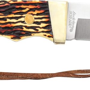 Uncle Henry PH1N Pro Hunter – Cuchillo de hoja fija SS de alto carbono de 8.1 pulgadas 7Cr17MoV con hoja de 3.6 pulgadas y mango de staglon para Uncle Henry PH1N Pro Hunter – Cuchillo de hoja fija SS de alto carbono de 8.1 pulgadas 7Cr17MoV con hoja de 3.6 pulgadas y mango de staglon para