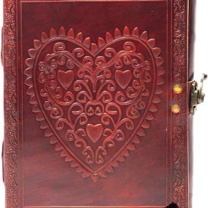 MONTEXOO Cuaderno de cuero para mujeres y hombres, diario de cuero con corazón celta para escribir, 6 x 8 pulgadas, con papel rayado, 200 páginas, MONTEXOO Cuaderno de cuero para mujeres y hombres, diario de cuero con corazón celta para escribir, 6 x 8 pulgadas, con papel rayado, 200 páginas,