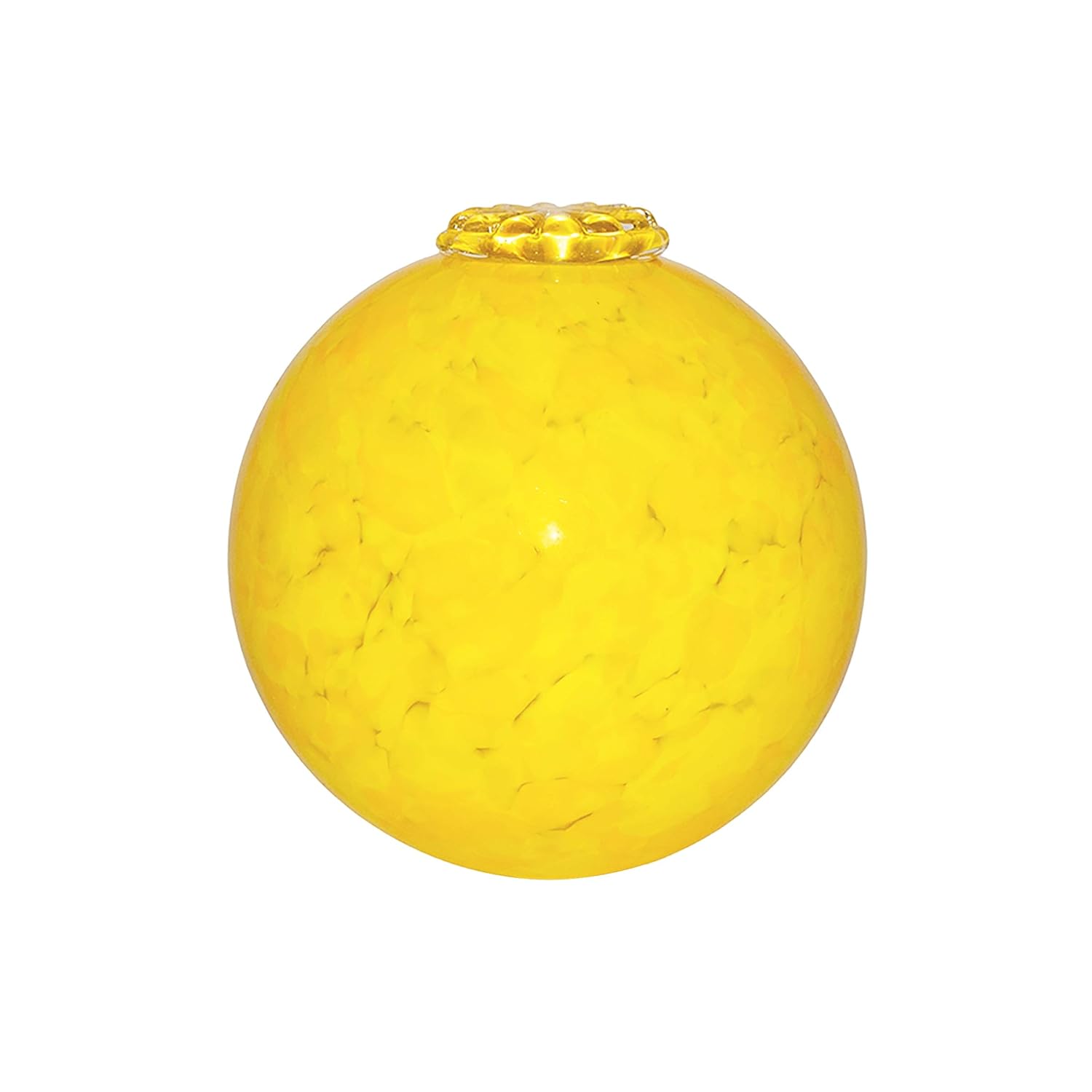 Yellow Pond Floats Balls – Available in 3 inches, 4 inches, 5 inches & 6 inches – Blown Glass – Made in Seattle – Dehanna Jones