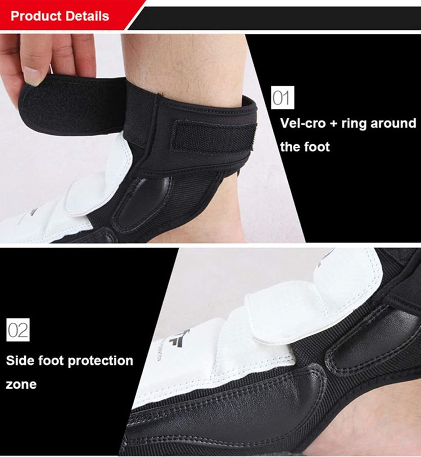 Jjoias Taekwondo – Protectores de pies para entrenamiento de artes marciales, lucha y boxeo, saco de boxeo, boxeo, boxeo, boxeo, muay thai, kung, fu