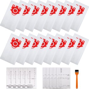 Paquete de 16 bolsas de repuesto FJM para bolsas de vacío Miele tipo FJM, aspiradora de eficiencia 3D, compactas C1, C2, S6000-S6999, S4000-S4999, Paquete de 16 bolsas de repuesto FJM para bolsas de vacío Miele tipo FJM, aspiradora de eficiencia 3D, compactas C1, C2, S6000-S6999, S4000-S4999,