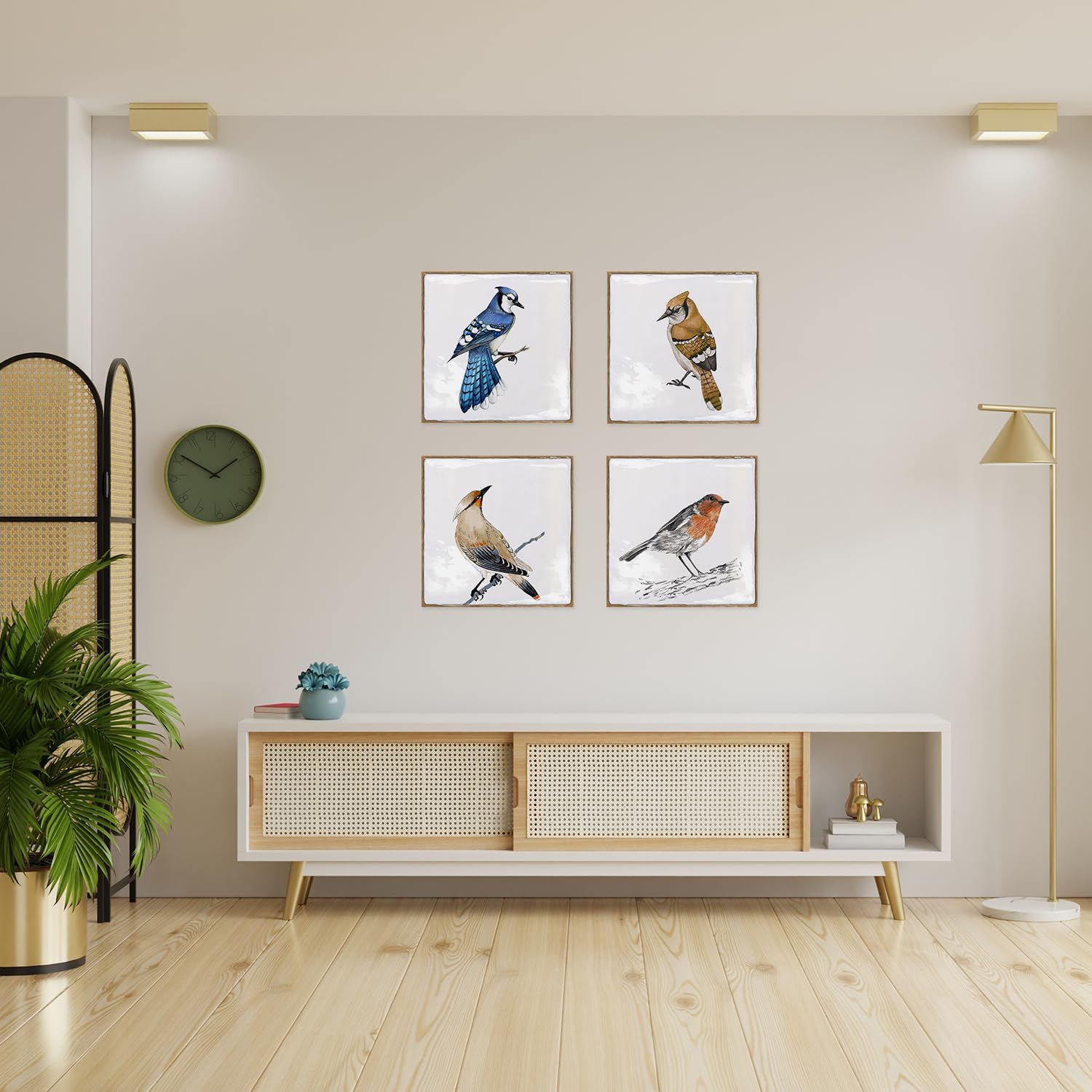 Paquete de 4 calcomanías adhesivas de pared removibles de vinilo 3D con diseño de arte mágico, autoadhesivas, para salpicadero