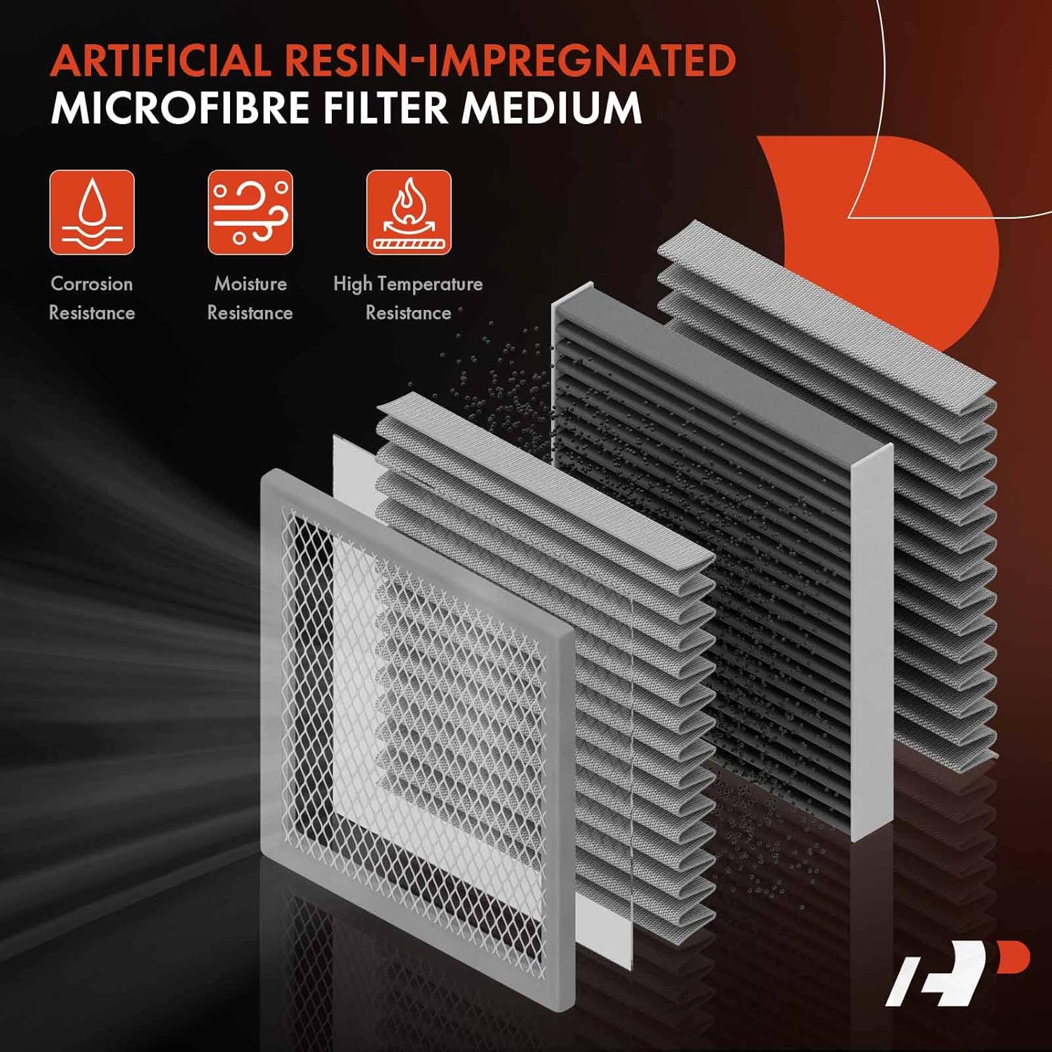 A-Premium Filtro de aire de motor compatible con Mitsubishi Galant 2004-2012, Eclipse 2006-2012, Endeavor 2004-2008 2010-2011