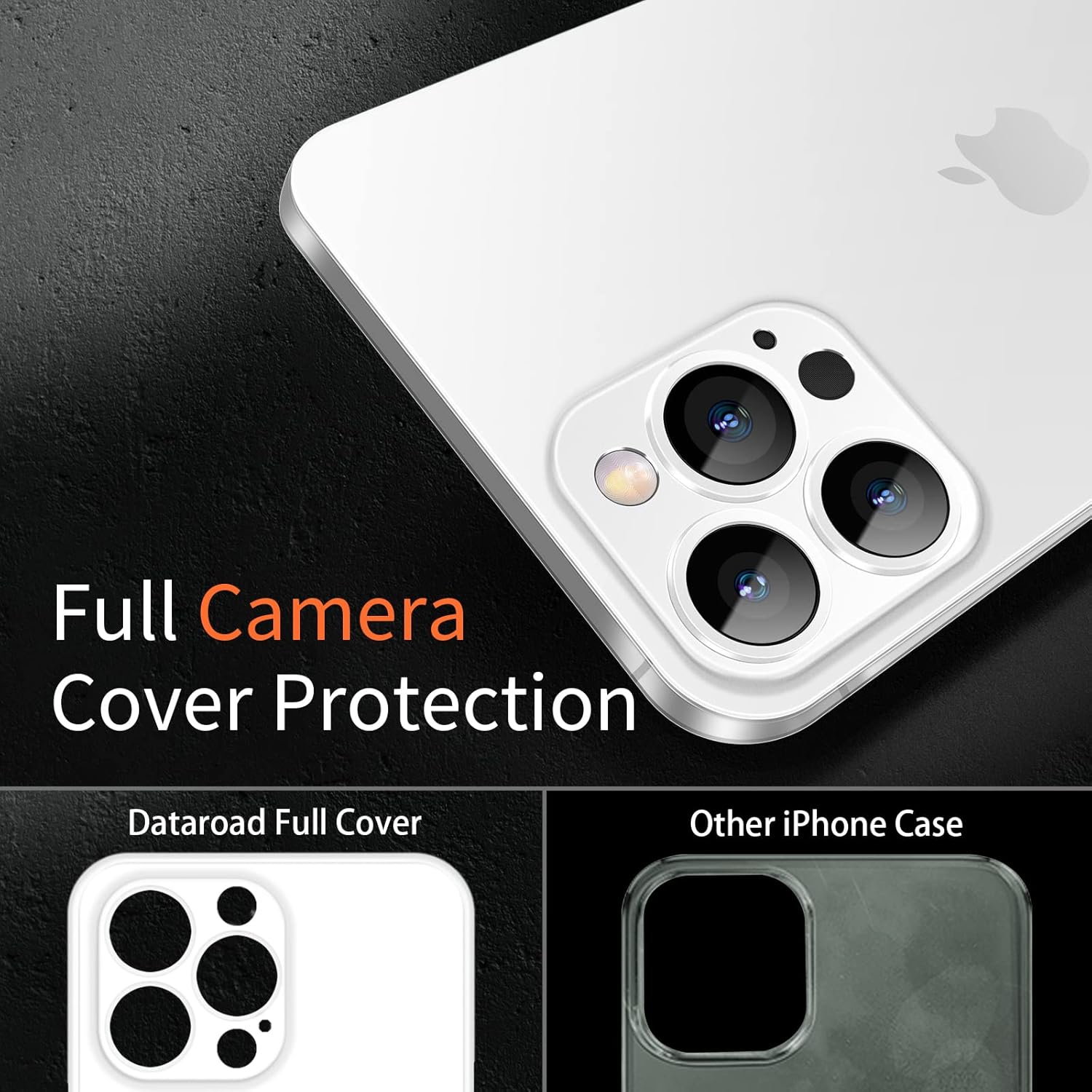Dataroad – Funda delgada para iPhone 15 Pro Max, 0.008 in, papel fino, ligera, acabado mate, protección trasera de polipropileno antihuellas