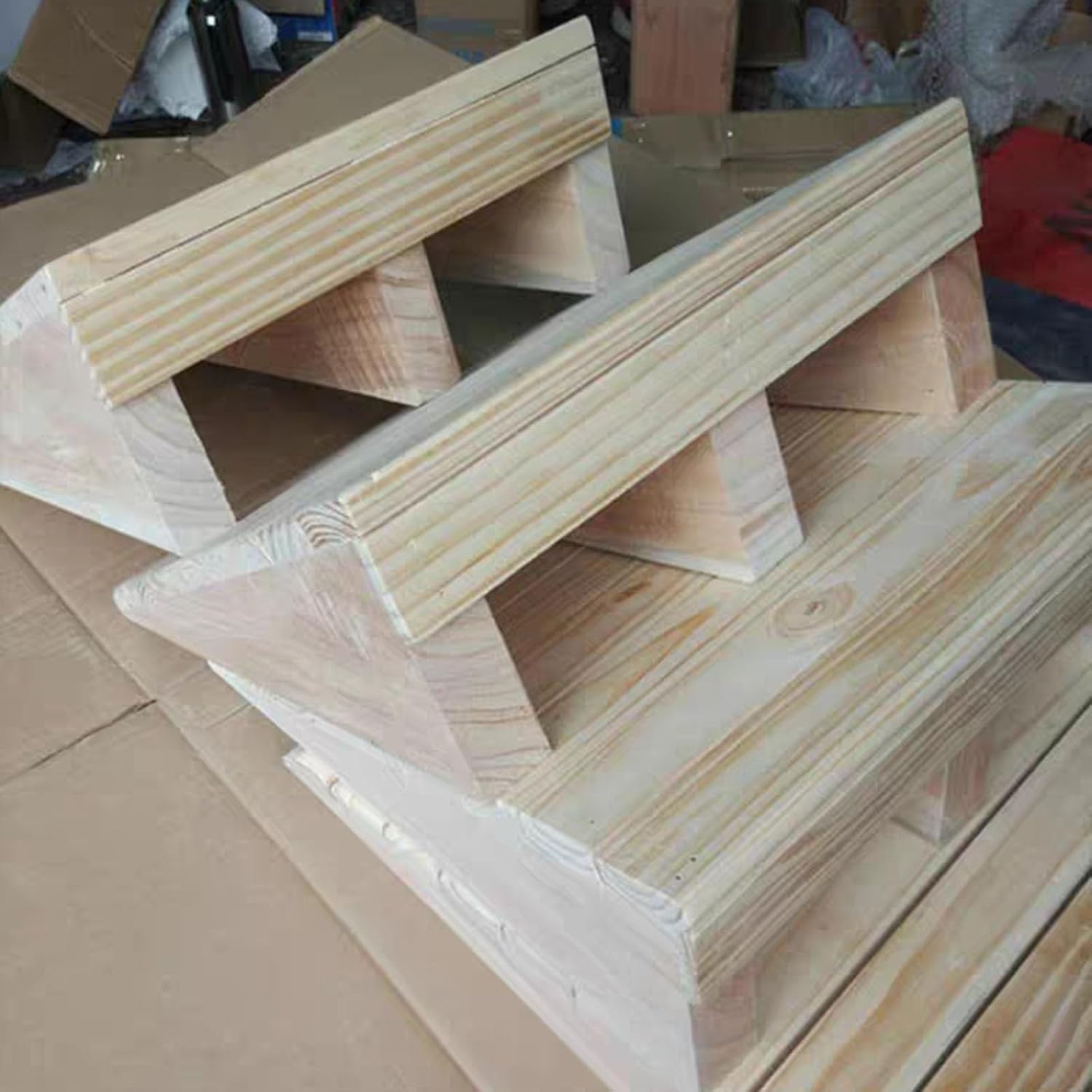 Rampa de umbral de elevación de 2 a 6 pulgadas, rampa portátil de madera para silla de ruedas, rampa de entrada de movilidad antideslizante para