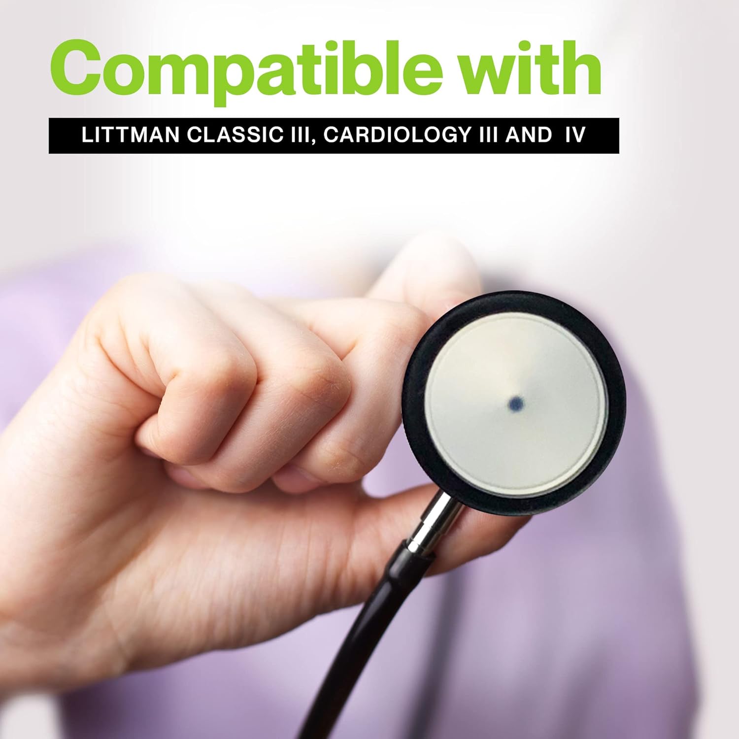 Durabasics Kit de accesorios para estetoscopio Classic 3, Cardiology 3 y Cardiology 4 para piezas de repuesto de estetoscopio Littman y piezas de
