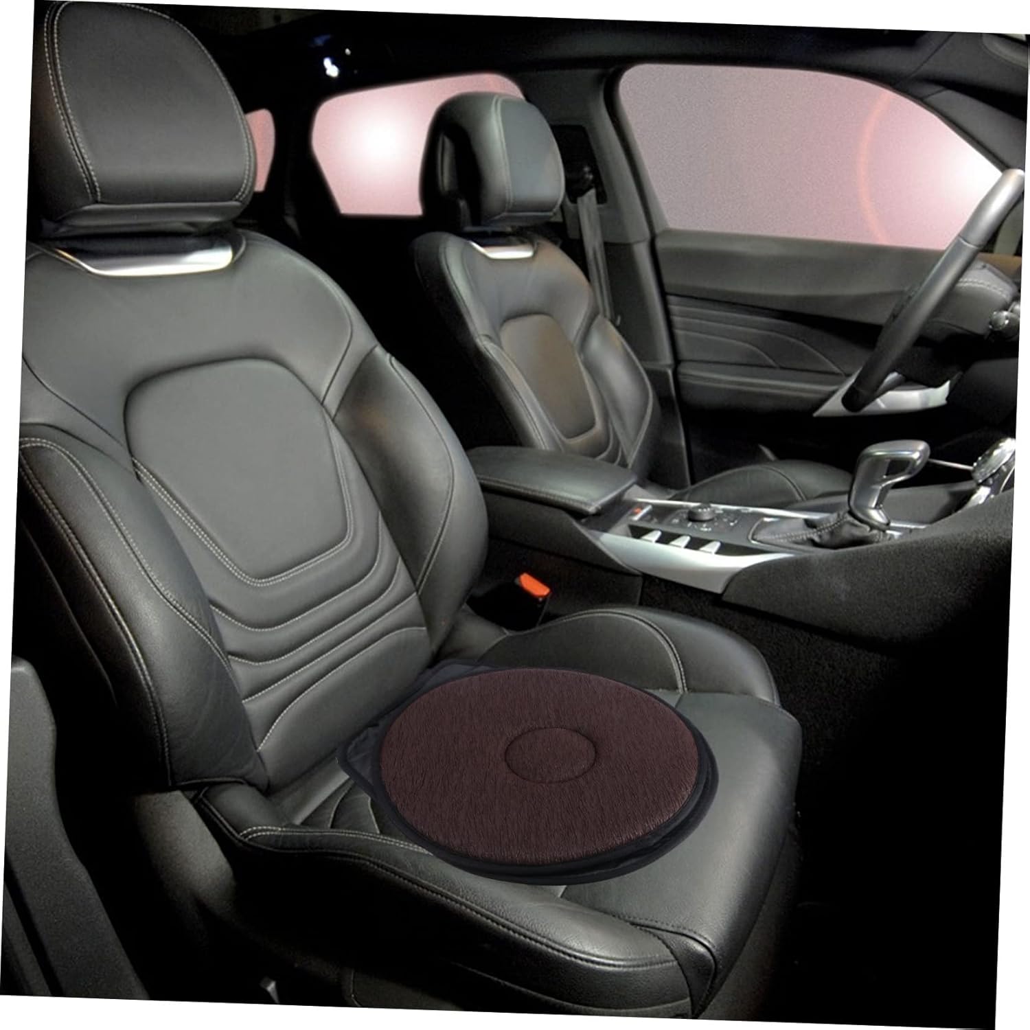 Homoyoyo Protector de asiento de coche 360 cojín giratorio para asiento de automóvil, cojín giratorio para asiento de automóvil, cojín de asiento de