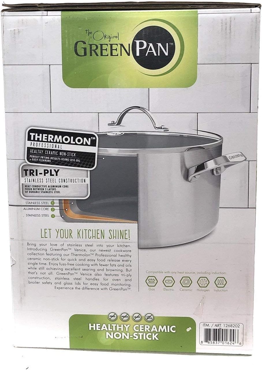 The Original Green Pan Juego de utensilios de cocina antiadherentes de cerámica de 10 piezas
