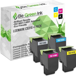 Be Green Ink Cartucho de tóner de repuesto compatible para Lexmark CS310dn CS410dn CS310n CS310 CS510de CS410n CS410 CS510-701HK 70C1HK0 701HC Be Green Ink Cartucho de tóner de repuesto compatible para Lexmark CS310dn CS410dn CS310n CS310 CS510de CS410n CS410 CS510-701HK 70C1HK0 701HC
