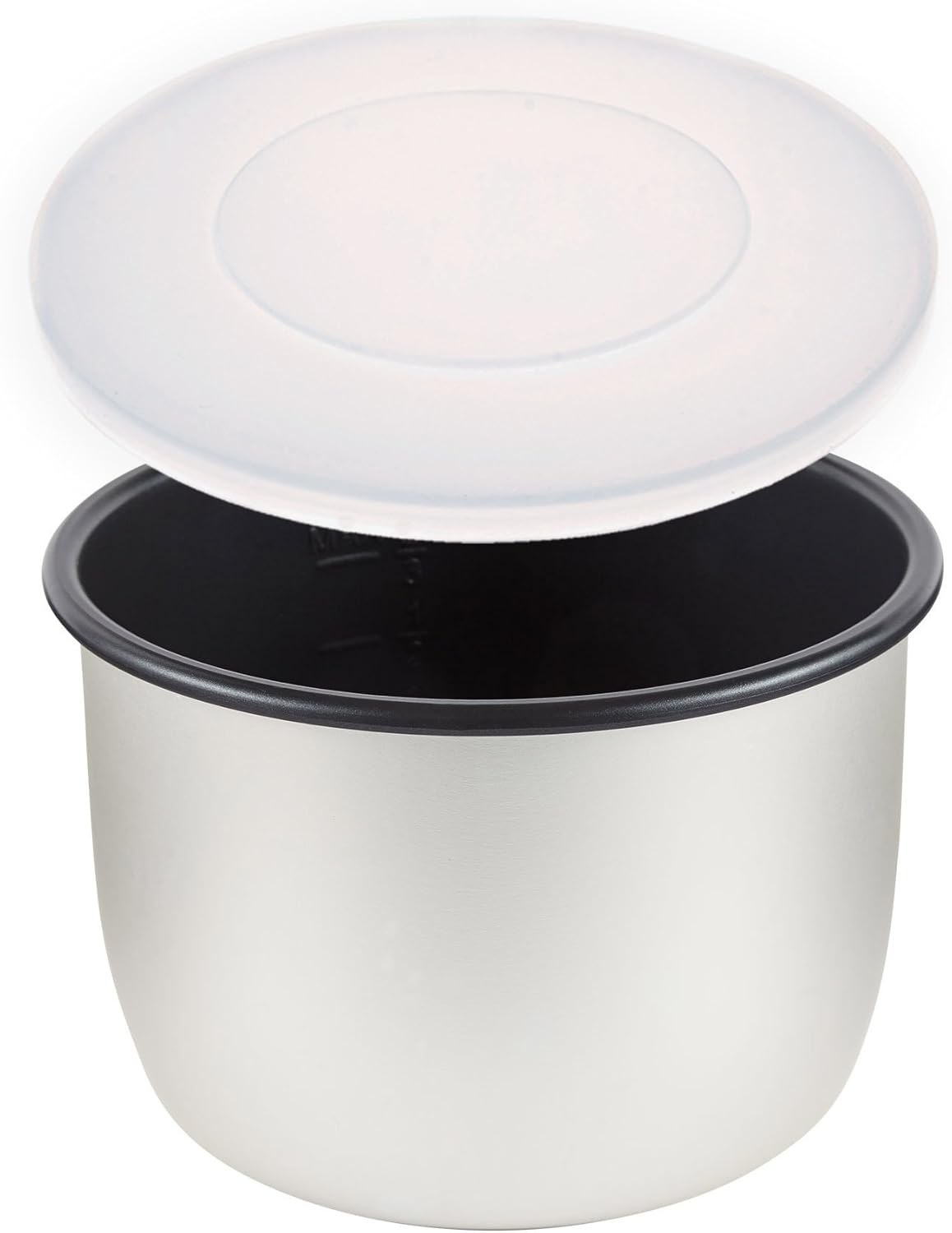 Impresa Tapa de silicona para olla a presión, perfecta para almacenar las sobras y mantener los alimentos frescos, sin BPA, apta para congelador y