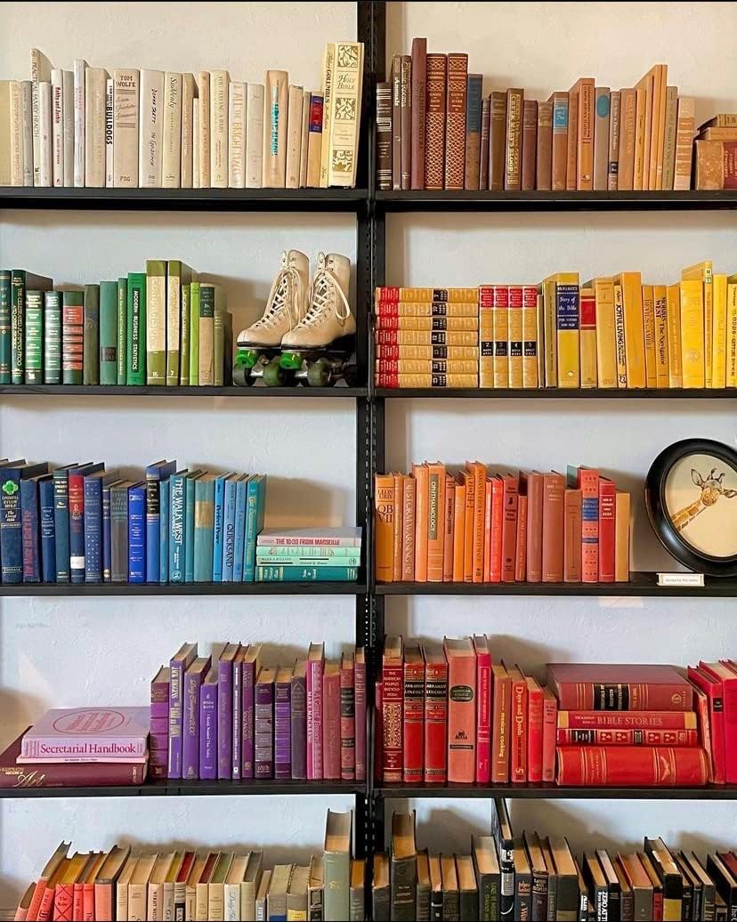 Libros rojos modernos por color  Libros de tapa dura real para decoración del hogar  Paquete a granel de tapas duras decorativas para diseño
