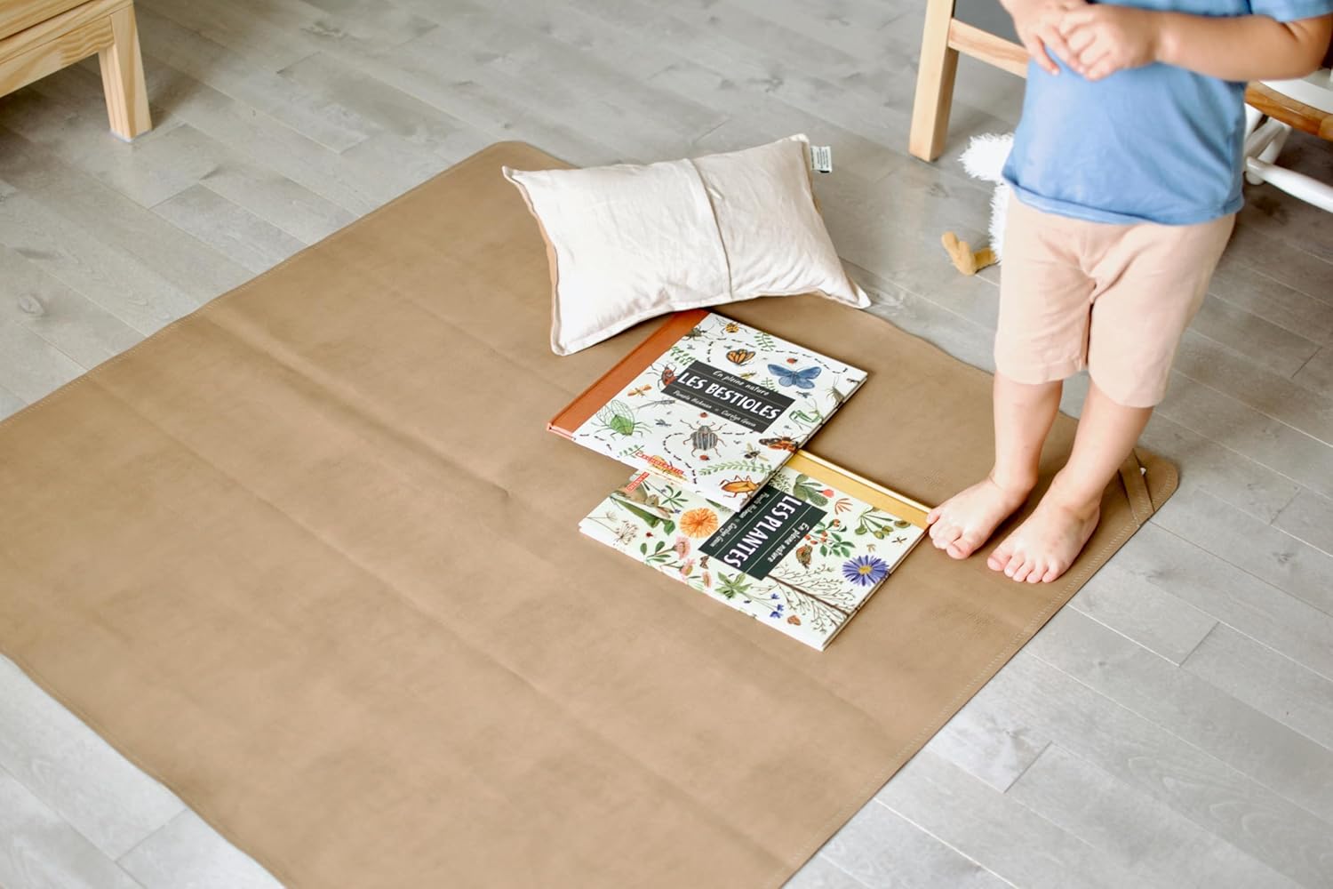 Uniklook Manta de picnic al aire libre impermeable para exteriores, tapete portátil grande para silla alta  Tapete de cuero vegano  Tapete de