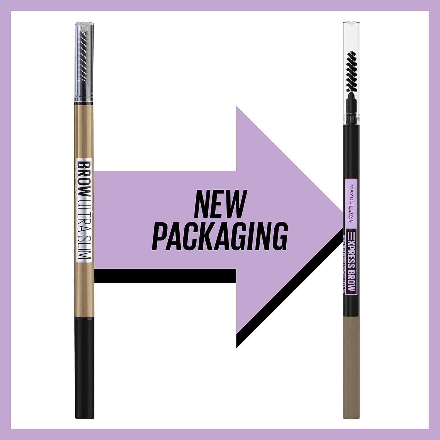 Maybelline Cejas Ultra Delgado Definición Lápiz Mecánico De Maquillaje De Cejas Con Punta De 1,55 mm y Carrete De Mezcla Para Cejas Precisamente