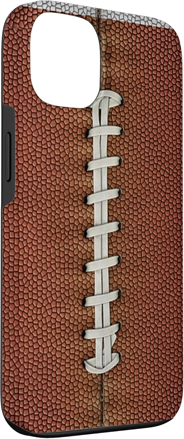 Funda para iPhone 13 Football-Leather-Sewing PC