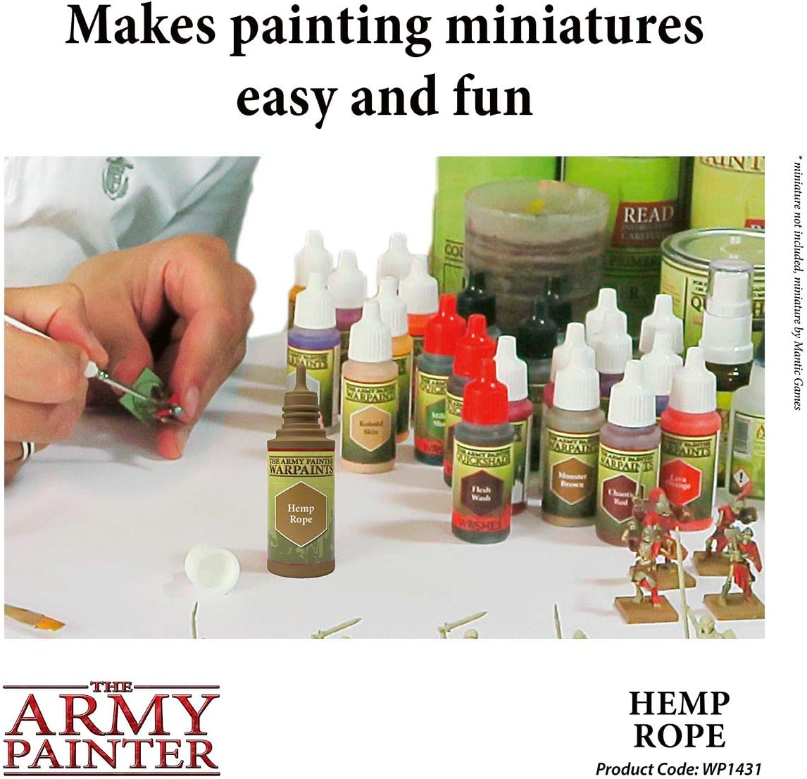 El pintor del ejército Warpaint – Pintura para trabajos en miniatura