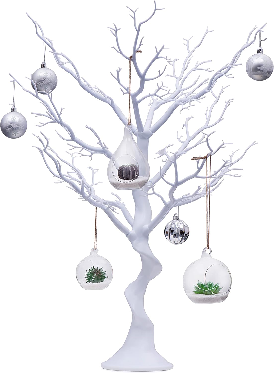 Wedding Genie Centro de mesa de decoración artificial de 34 pulgadas, rama de árbol de boda, Halloween, decoración de vacaciones, tamaño real,