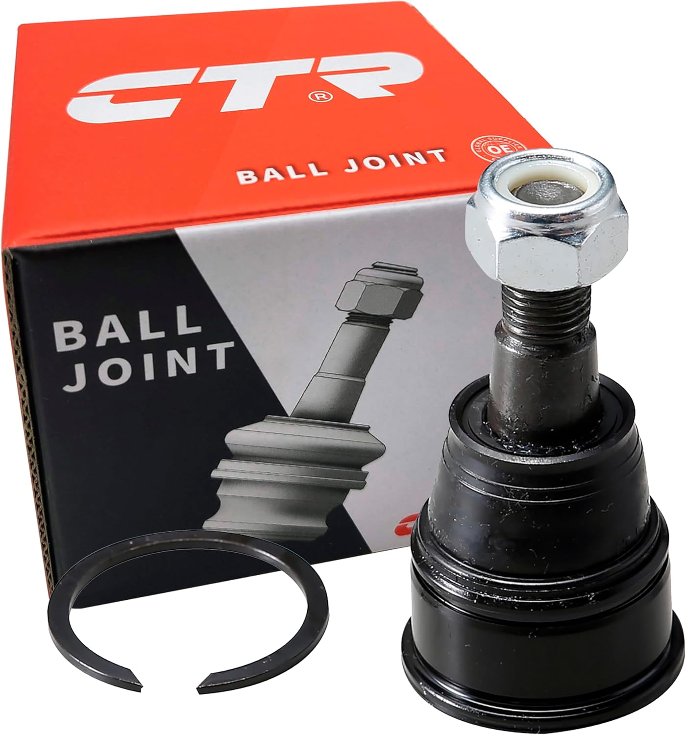 CTR CB0117 Proveedor de equipo original Rótula inferior delantera compatible con Acura, vehículos Honda – Reemplaza 51210S6M010, 51210S9A982,