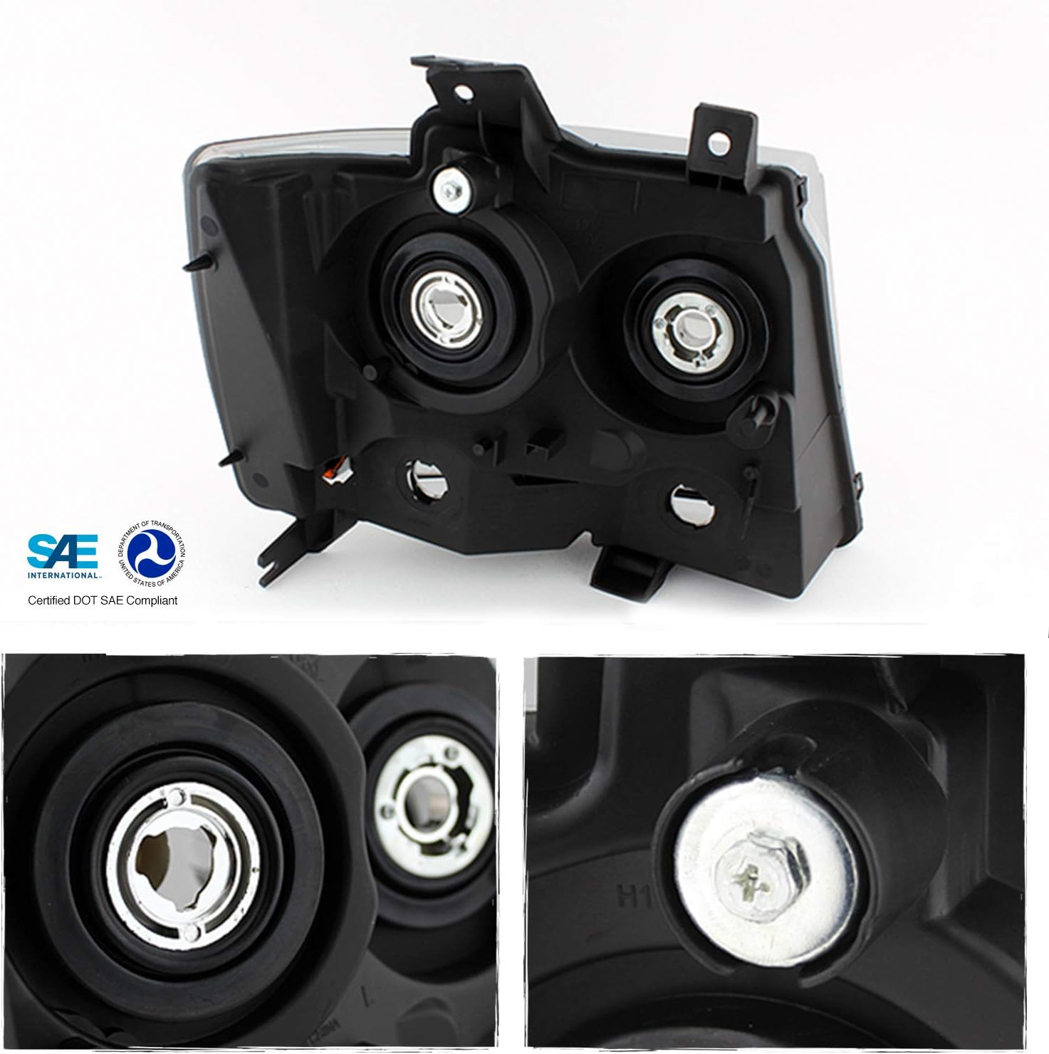 HD-JH-CSUB07-AM-VAR, Negro (black Housing)