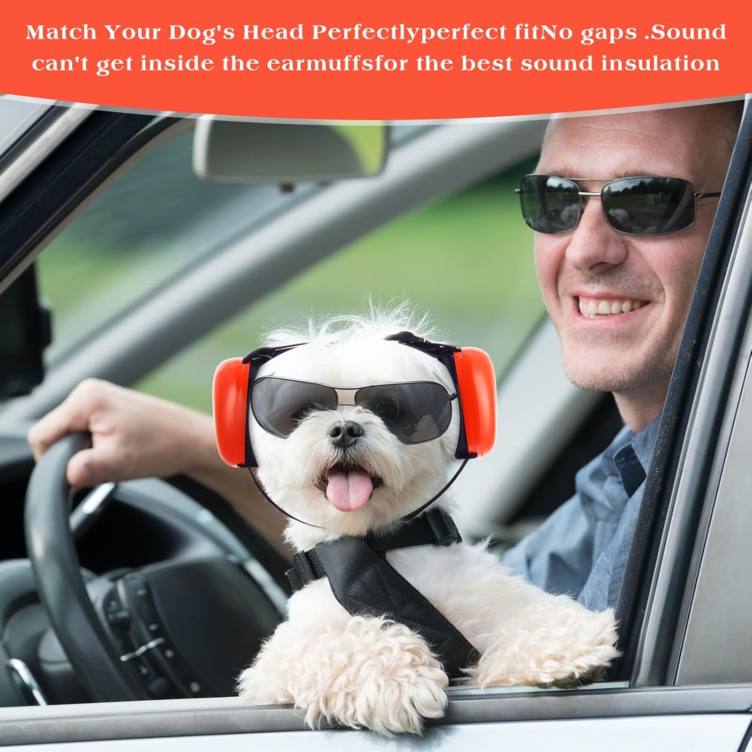 2 orejeras para perro para protección contra el ruido de 25 dB NRR orejeras para perros, auriculares para perros, tapones para los oídos para