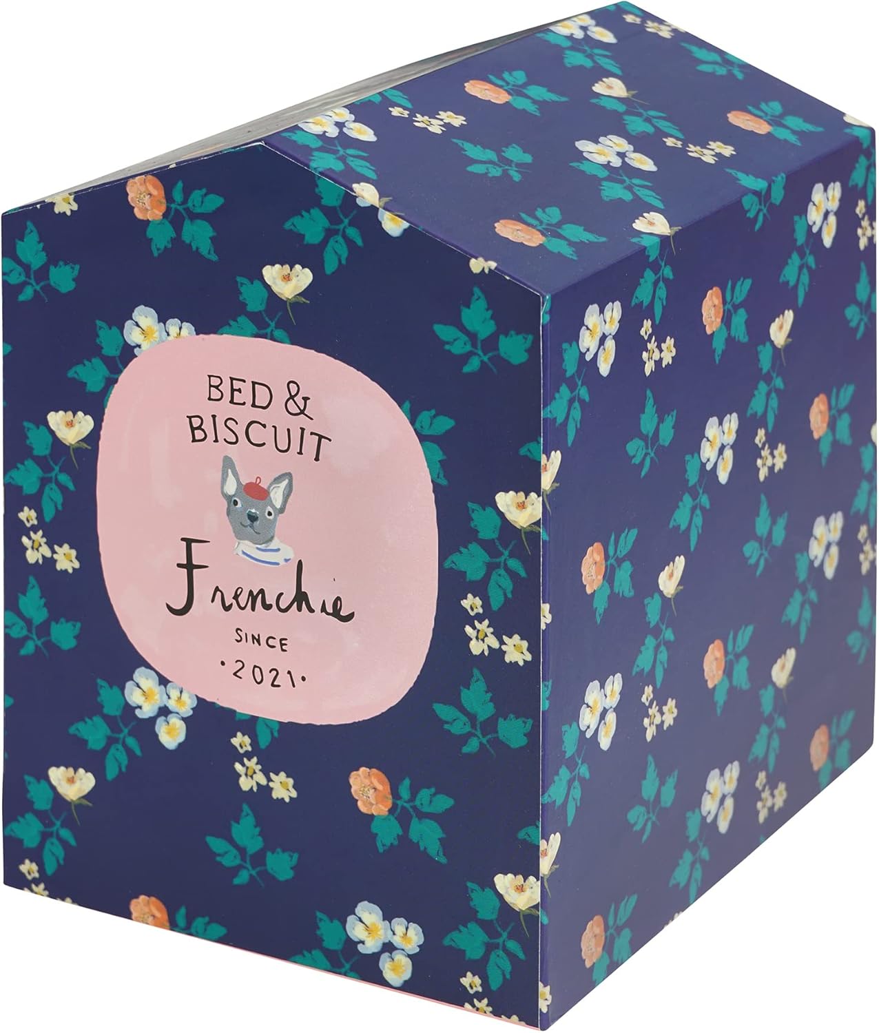 Manhattan Toy Bed & Biscuit Frenchie – Casa de perro de peluche con mini-libro de cuentos en cajón oculto