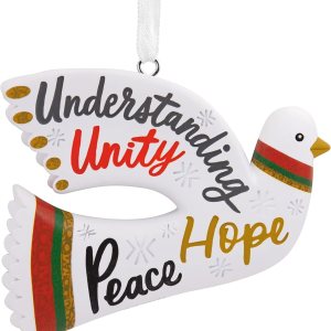 Hallmark Adorno navideño de pájaro de caoba Hallmark Adorno navideño de pájaro de caoba