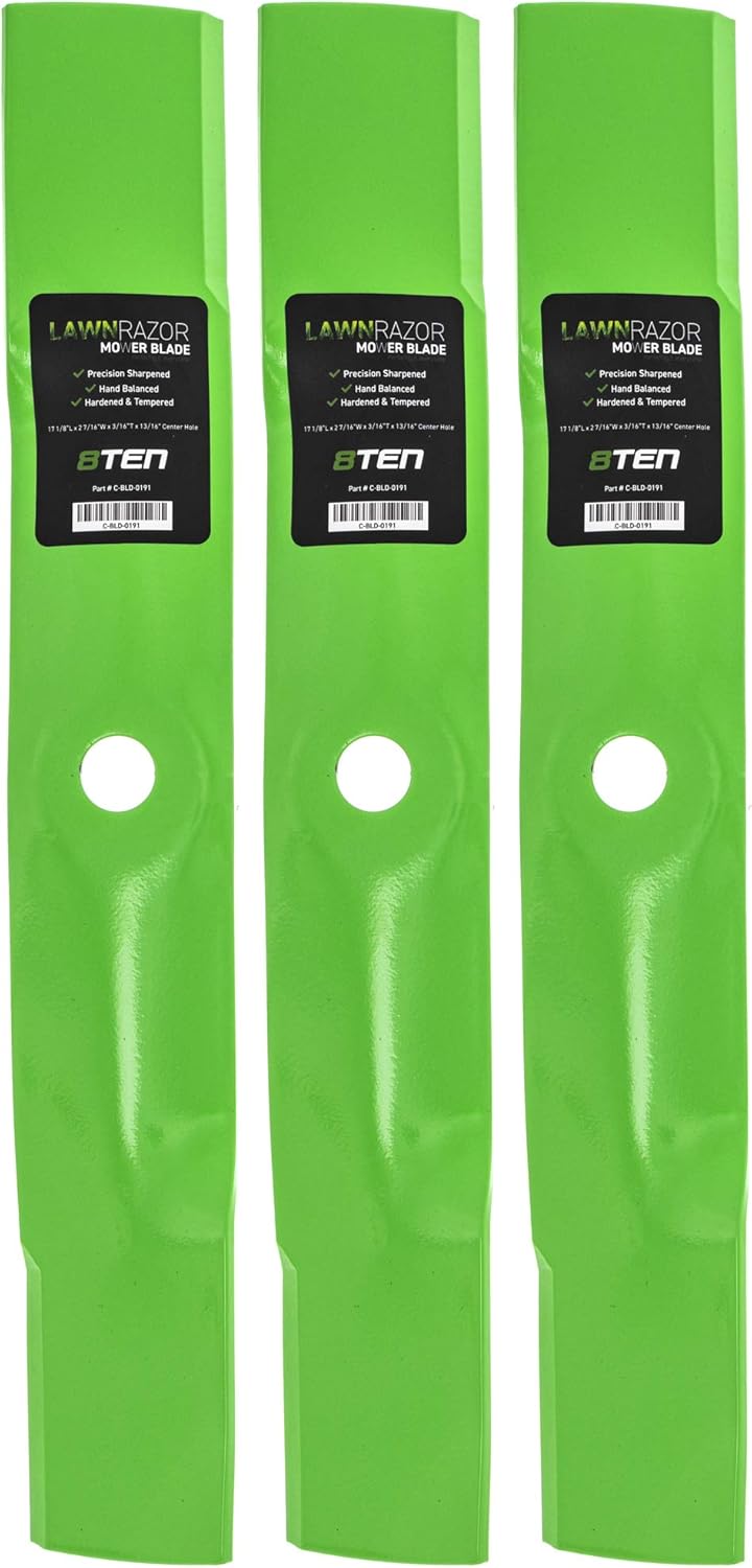 8TEN Kit de reconstrucción de cubierta para John Deere 48 pulgadas LT180 LT190 correa de husillo de cuchilla para tractores de césped