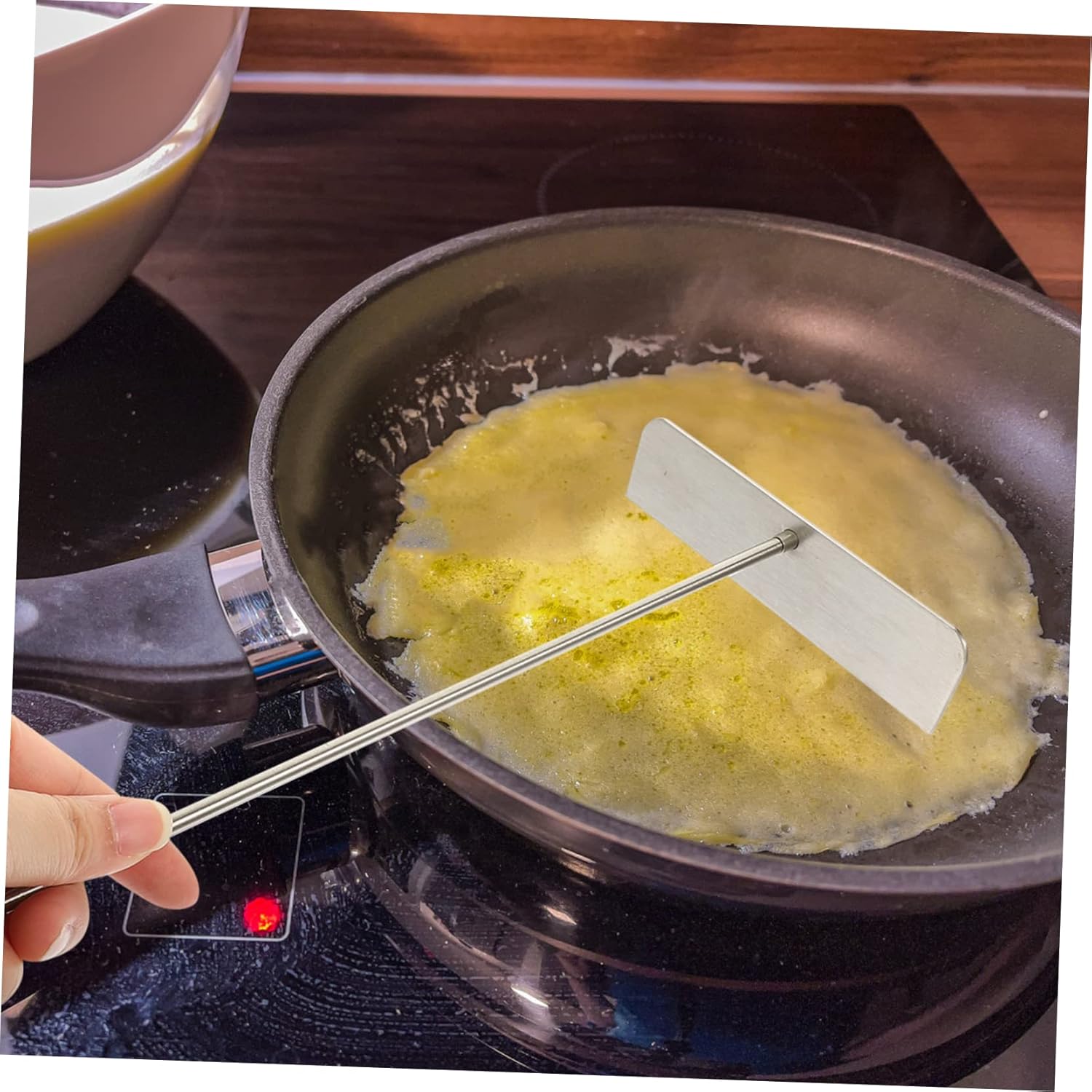 Esparcidor de crepé, crepe, crepes, rastrillo para panqueques, herramientas de pastelería, herramientas de extensión de crepé, herramienta de
