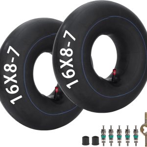 WATOAY – Tubo interior de 16 x 8.00-7 (16 x 8-7 168-7) con vástago de válvula recto TR13 de repuesto para ATV Quad Bike Carrito de golf, cortadoras WATOAY – Tubo interior de 16 x 8.00-7 (16 x 8-7 168-7) con vástago de válvula recto TR13 de repuesto para ATV Quad Bike Carrito de golf, cortadoras
