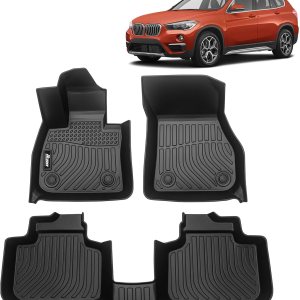 FREEMOTOR802 Compatible con alfombrillas moldeadas 3D negras de 1 2 fila delantera y trasera, 3 unidades, elastómero termoplástico, elastómero FREEMOTOR802 Compatible con alfombrillas moldeadas 3D negras de 1 2 fila delantera y trasera, 3 unidades, elastómero termoplástico, elastómero