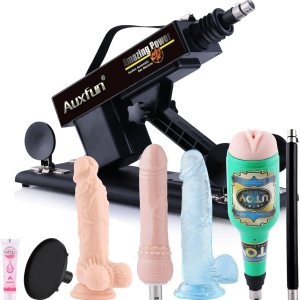 Auxfun Máquina de empuje sexual automática con masturbador, juguete para adultos para hombres y parejas con ventosa de 3.5 pulgadas y enormes Auxfun Máquina de empuje sexual automática con masturbador, juguete para adultos para hombres y parejas con ventosa de 3.5 pulgadas y enormes