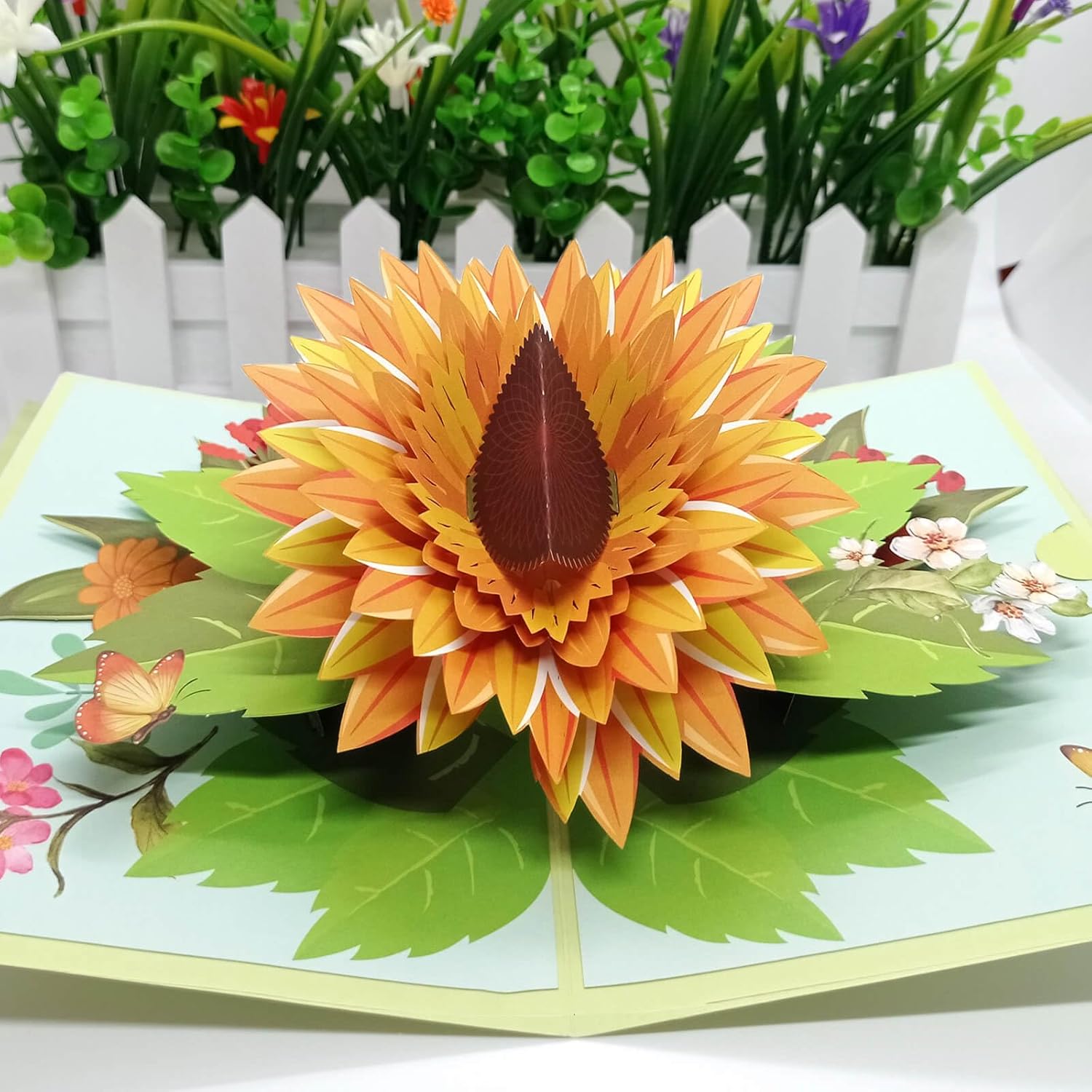 LINSINA Tarjeta de cumpleaños desplegable para mujeres y hombres, tarjeta de felicitación 3D, regalo de cumpleaños para mujeres, hombres, niños,
