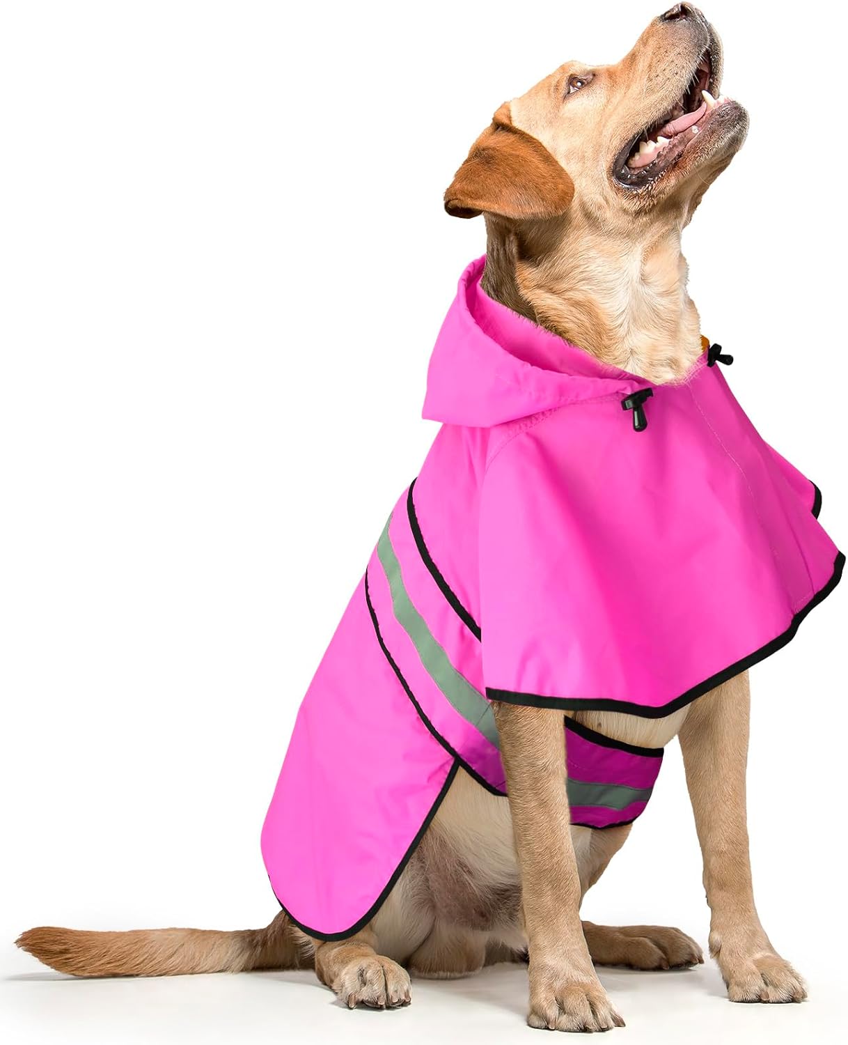 Impermeable para perros  Impermeables con capucha para perros, abrigo de lluvia reflectante ajustable para perro, chaqueta de lluvia para perro,