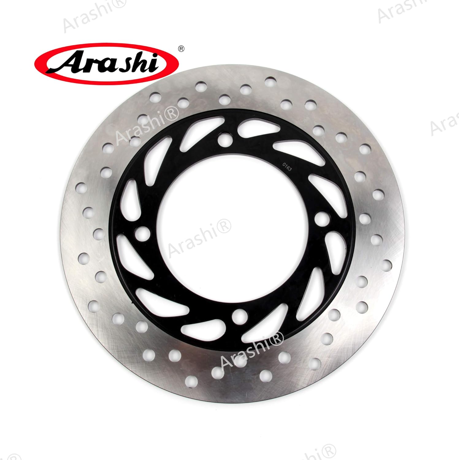 Arashi Rotor de disco de freno trasero + tornillos de montaje para Honda Silverwing 600 01-07  XL600V 91-99  XL650V Transalp 00-07  XL700V TRANSALP