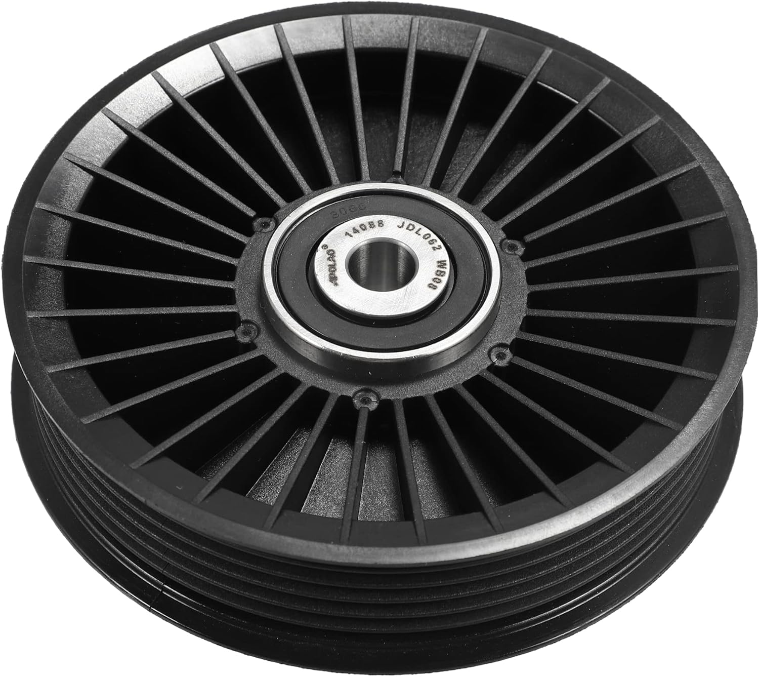 X AUTOHAUX 6112340193 Polea de guía de desviación de polea tensora de correa de transmisión para Mercedes-Benz CLS 550 2012-2018