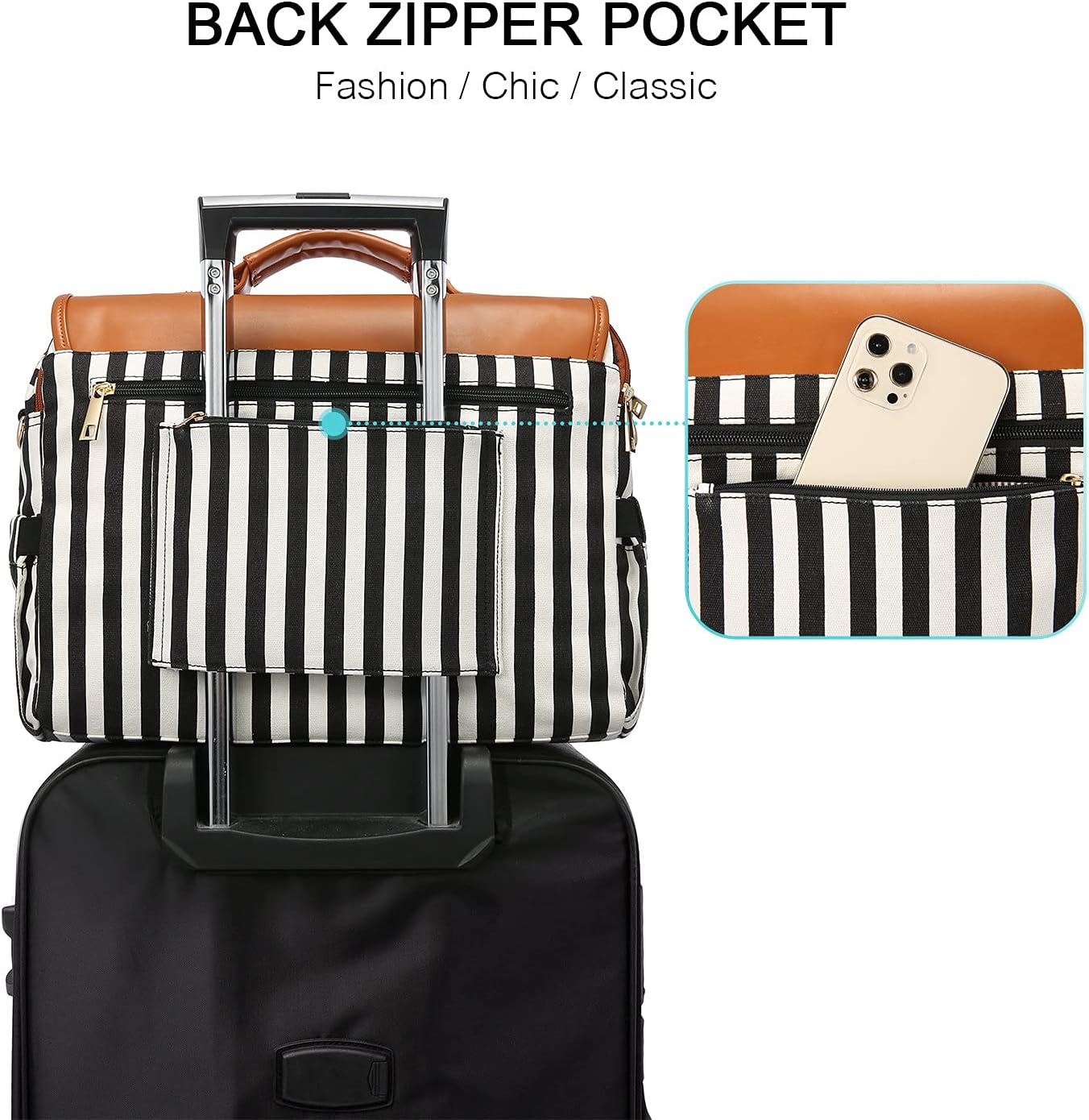 LOVEVOOK Bolsa para laptop para mujer, bolsa de computadora de gran capacidad, bonita bolsa de mensajero de hombro, bolsas de trabajo de negocios,