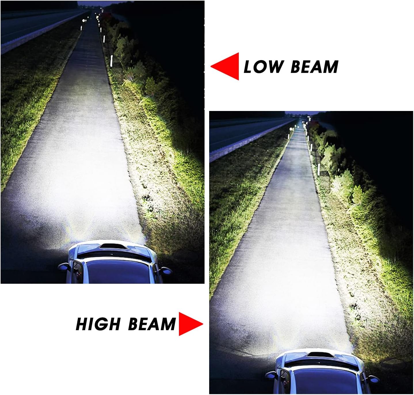 ELECTRONLUMEN D2S HID – Bombillas de xenón para faros delanteros, 35 W, 6000 K, faros delanteros de repuesto de haz alto y bajo, color blanco frío,