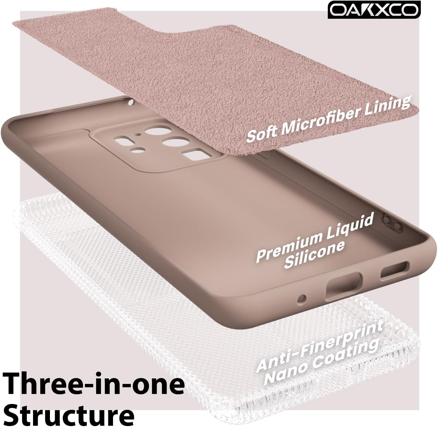 oakxco Funda para teléfono Samsung Galaxy Note 20Note 20 5G, silicona líquida, bonita funda delgada de goma suave TPU lisa para mujeres y niñas,