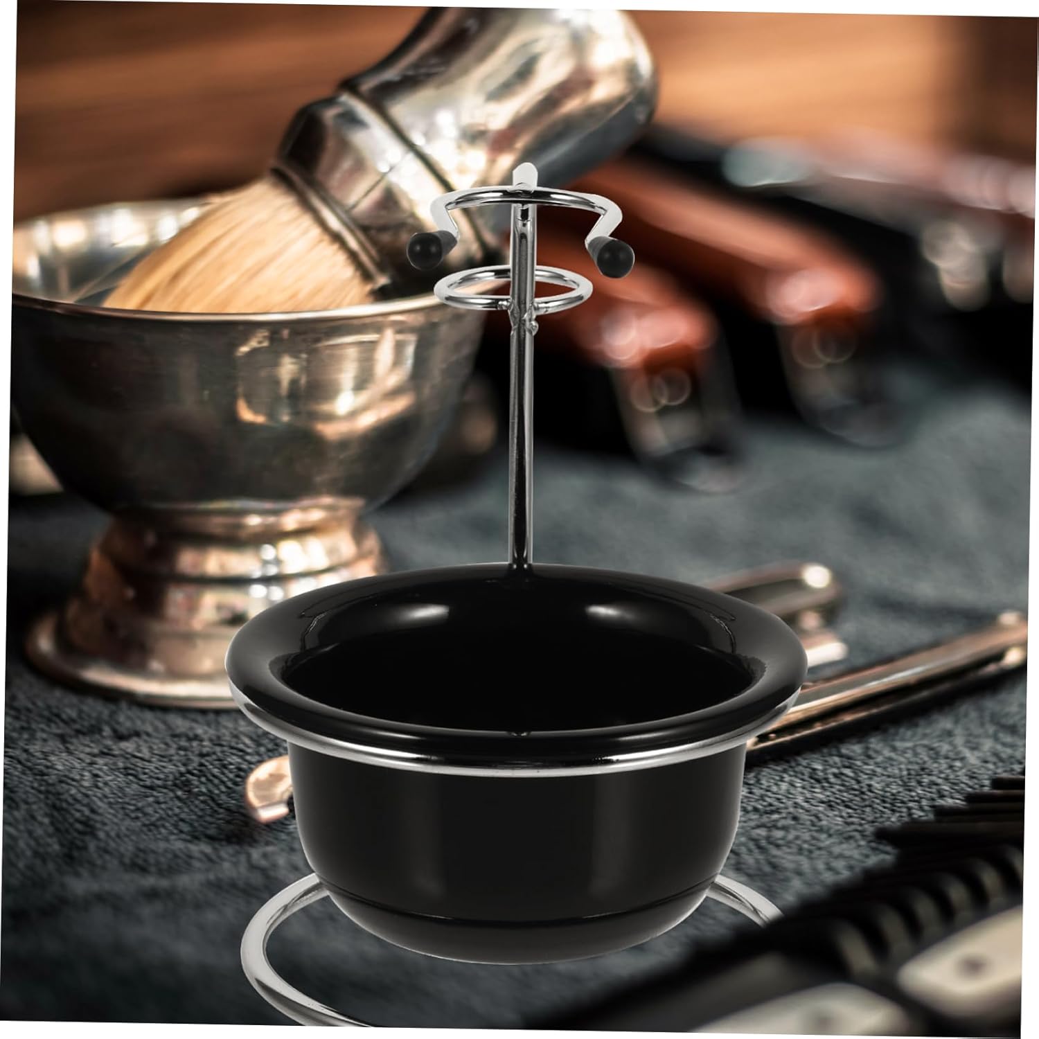 FOMIYES kit de cosmetología maquinillas de afeitar hombre afeitadora taza de jabón de afeitar soporte de afeitado soporte de afeitado soporte de