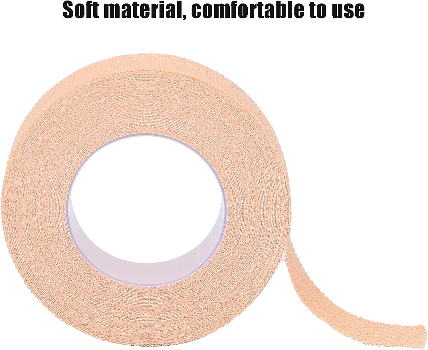 Cinta autoadhesiva, vendaje adhesivo color piel transpirable cinta quirúrgica para el cuidado de heridas deportes (0.5 in x 16.4 ft)