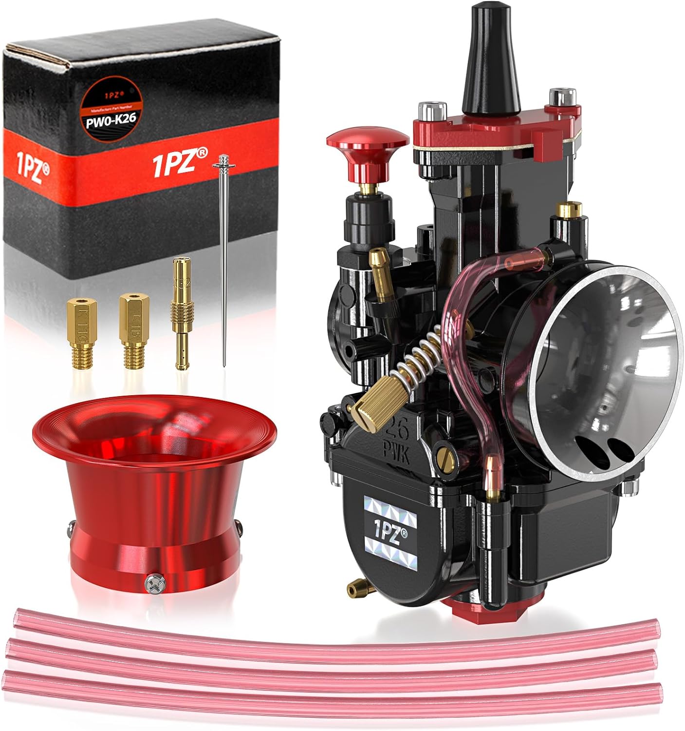 1PZ PW0-K28 PWK – Carburador de repuesto de 1.102 in para motocicletas Pit Dirt Bike Motocross Enduro Off Road ATV Quad Scooter de 75 cc-125 cc